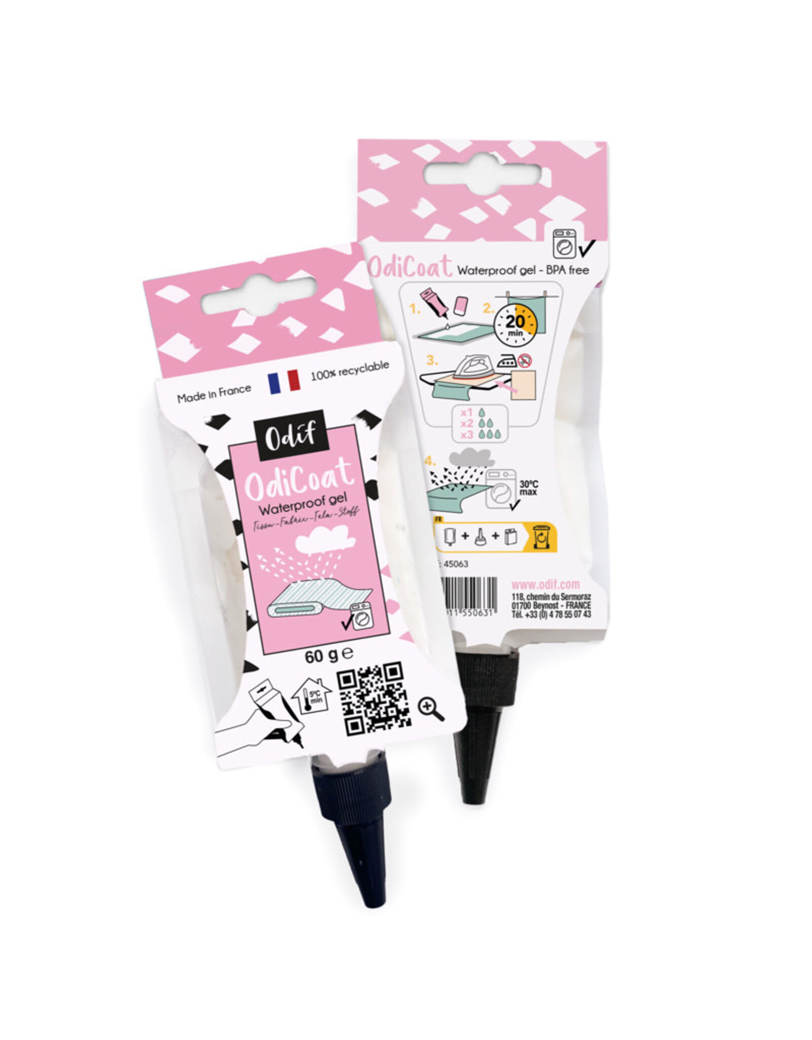 Odif Odicoat - Squeeze Pouch - 60 gram - Glue Gel Oil Cloth Effect