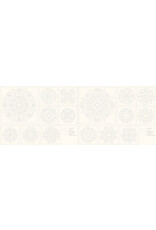 Devonstone Devonstone Sashiko Stitchery Panel - Mandala - Natural - DV4060