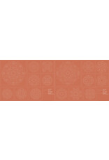 Devonstone Devonstone - Sashiko Stitchery Panel - Mandala - Terracotta - DV4062