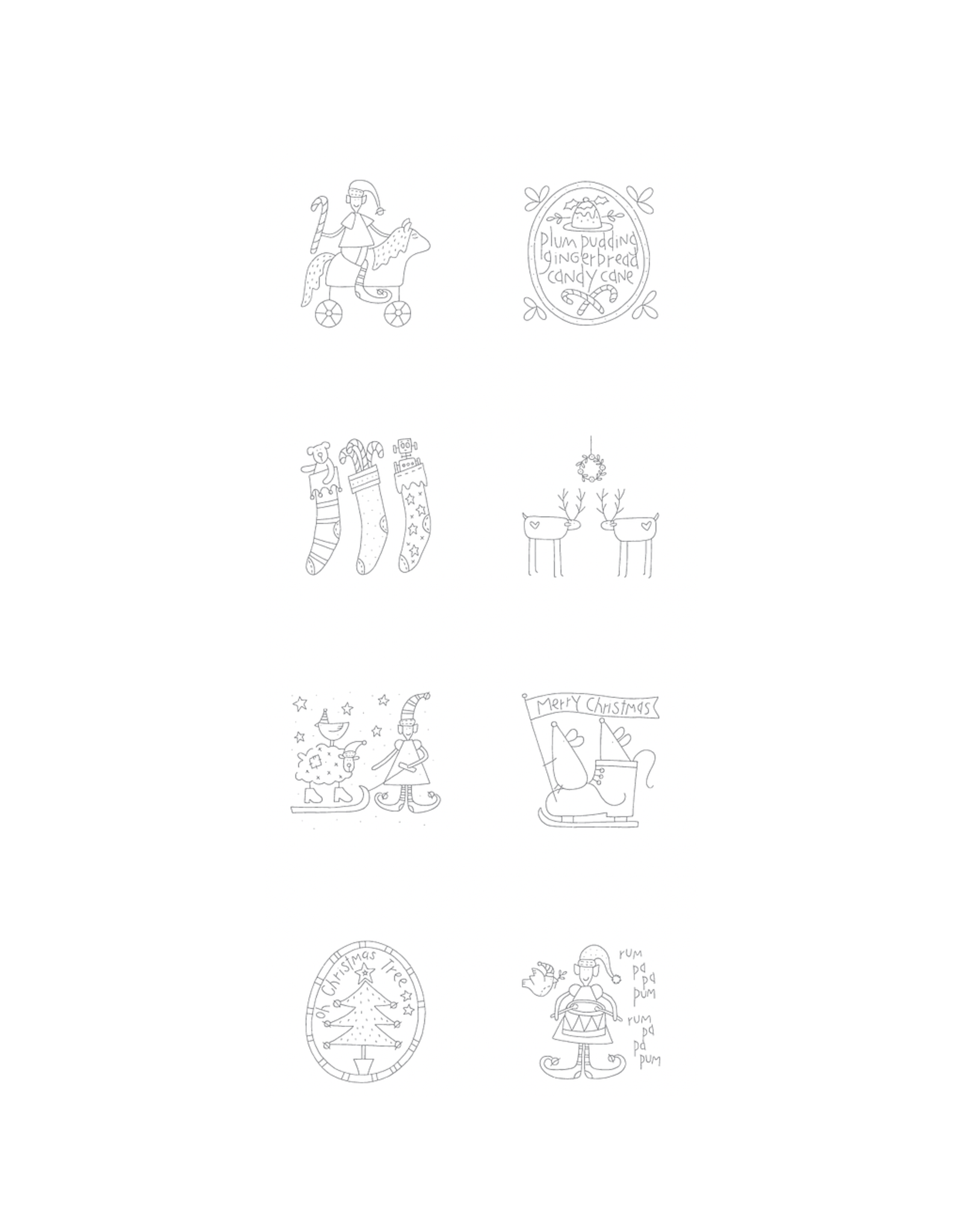 Devonstone Devonstone - Stitchery Panel - Make Ready for Christmas - DV3301