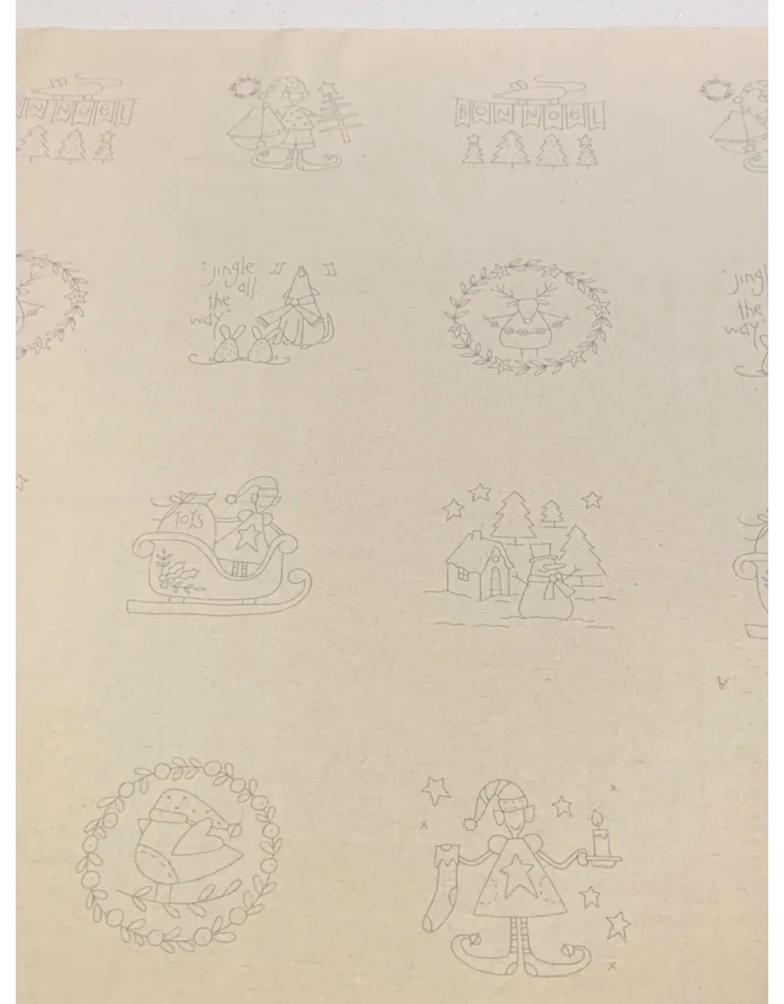 Devonstone Devonstone - Stitchery Panel - Make Ready for Christmas - DV3301