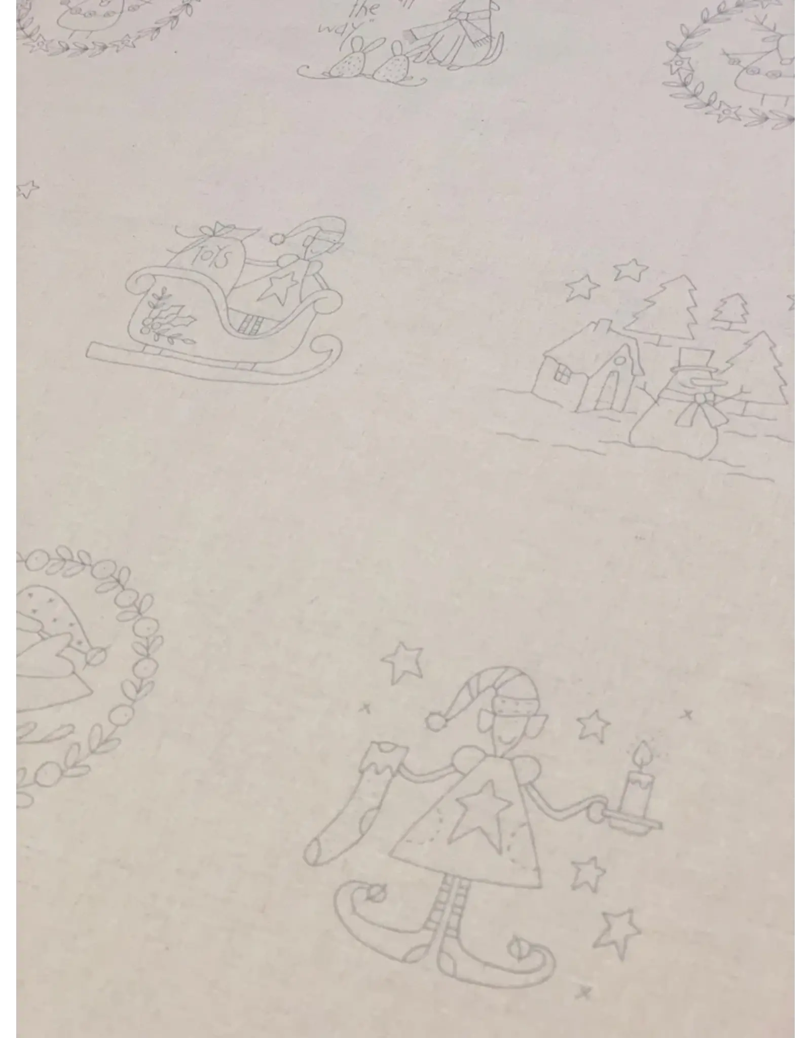 Devonstone Devonstone - Stitchery Panel - Make Ready for Christmas - DV3301