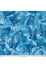 FreeSpirit Valori Wells - Findings - Coming Home Indigo - Backing - QBVW002.INDIGO