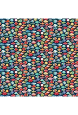 Makower UK Makower UK - Deep Blue Sea - Fish Shoal Dark Blue - 139-B8