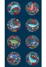 Makower UK Makower UK - Deep Blue Sea - Panel Blue