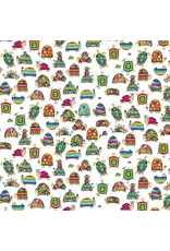 Devonstone Turtle-Y Awesome - Turtles Rainbow White