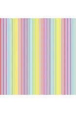 Devonstone Building Blocks - Stripes Rainbow White