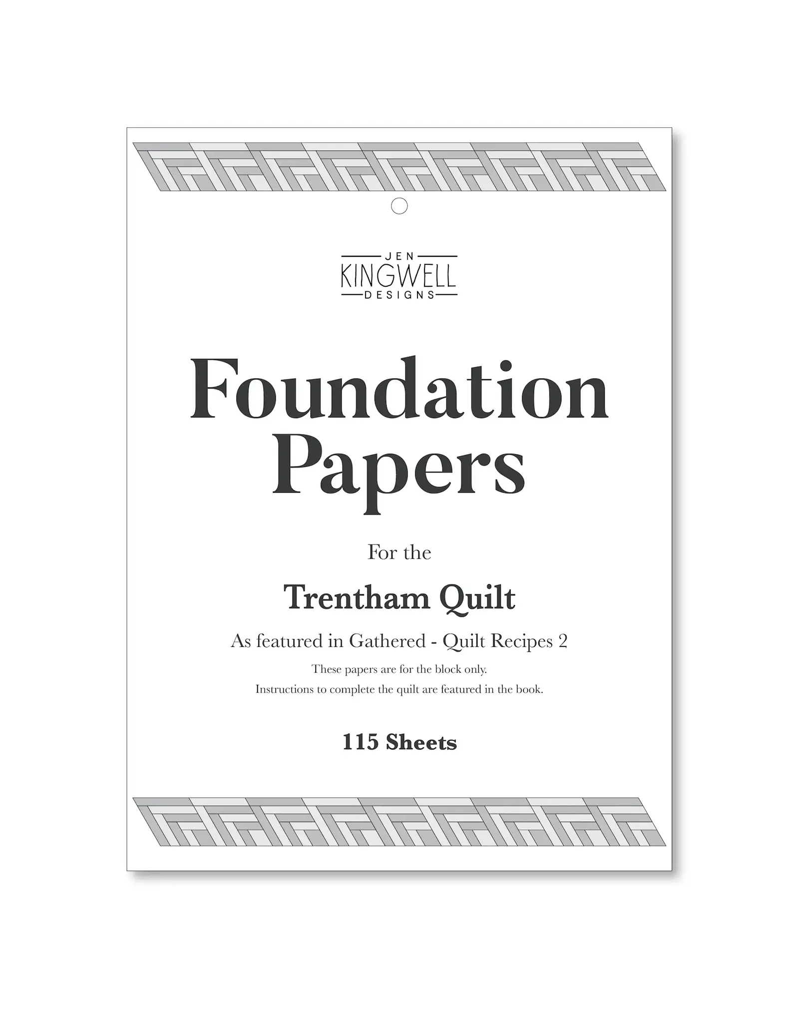 Jen Kingwell Designs Jen Kingwell Designs - Trentham - Foundation Papers - from Gathered