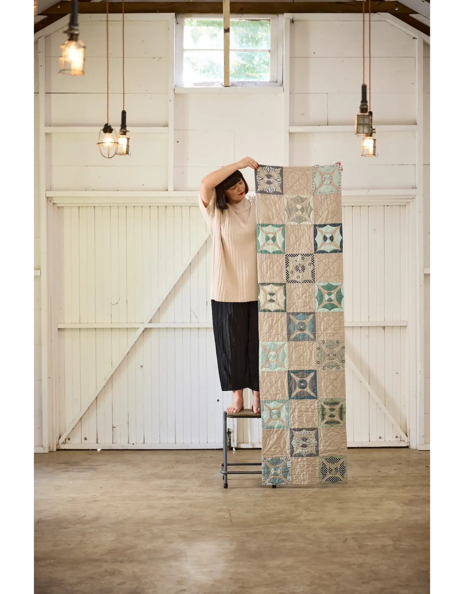 Jen Kingwell Designs Jen  Kingwell Designs - Manna - Acrylic and Mylar Template Set - uit het boek Gathered