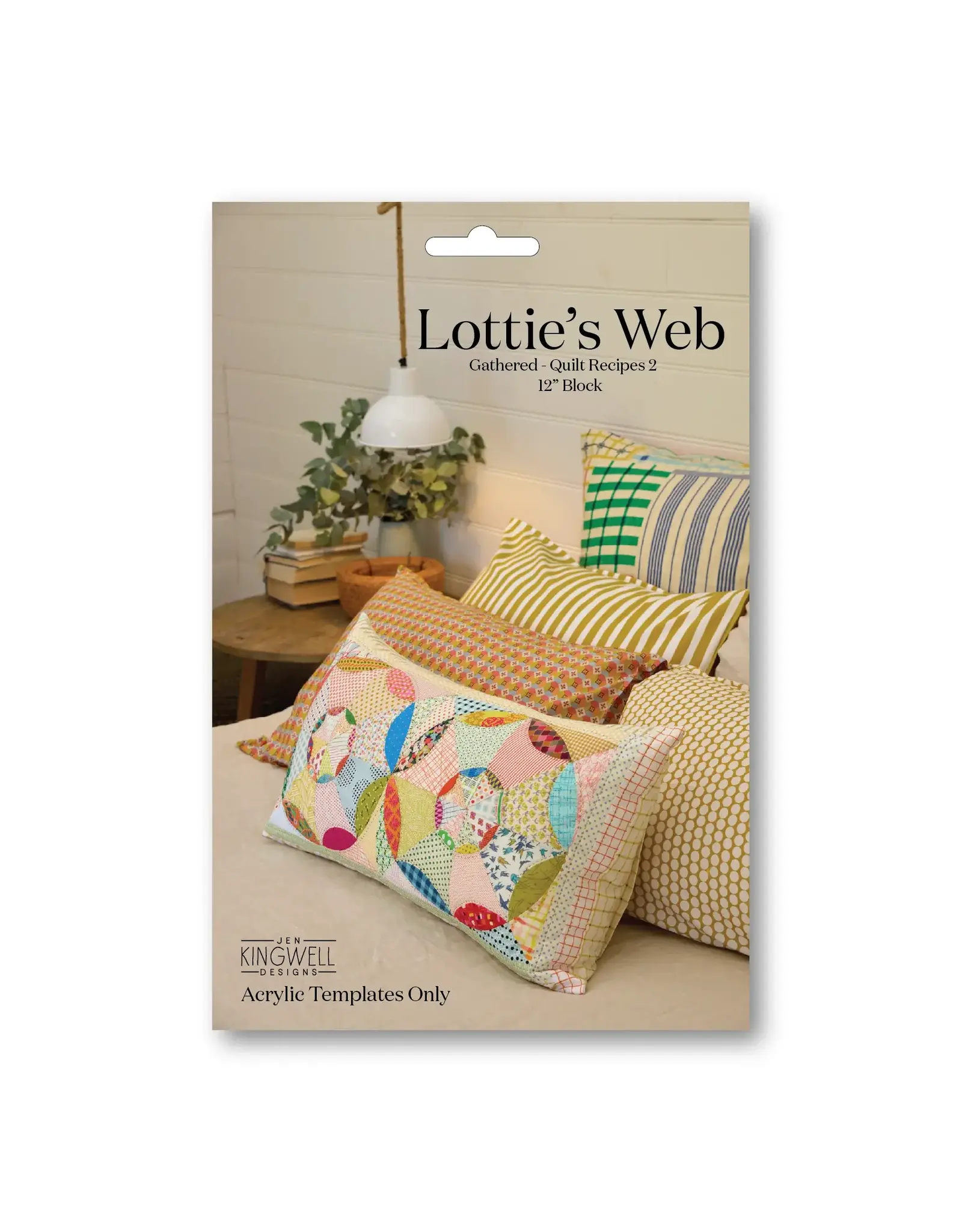 Jen Kingwell Designs Jen Kingwell Designs - Lottie's Web - 12 inch - Template Set - from Gathered