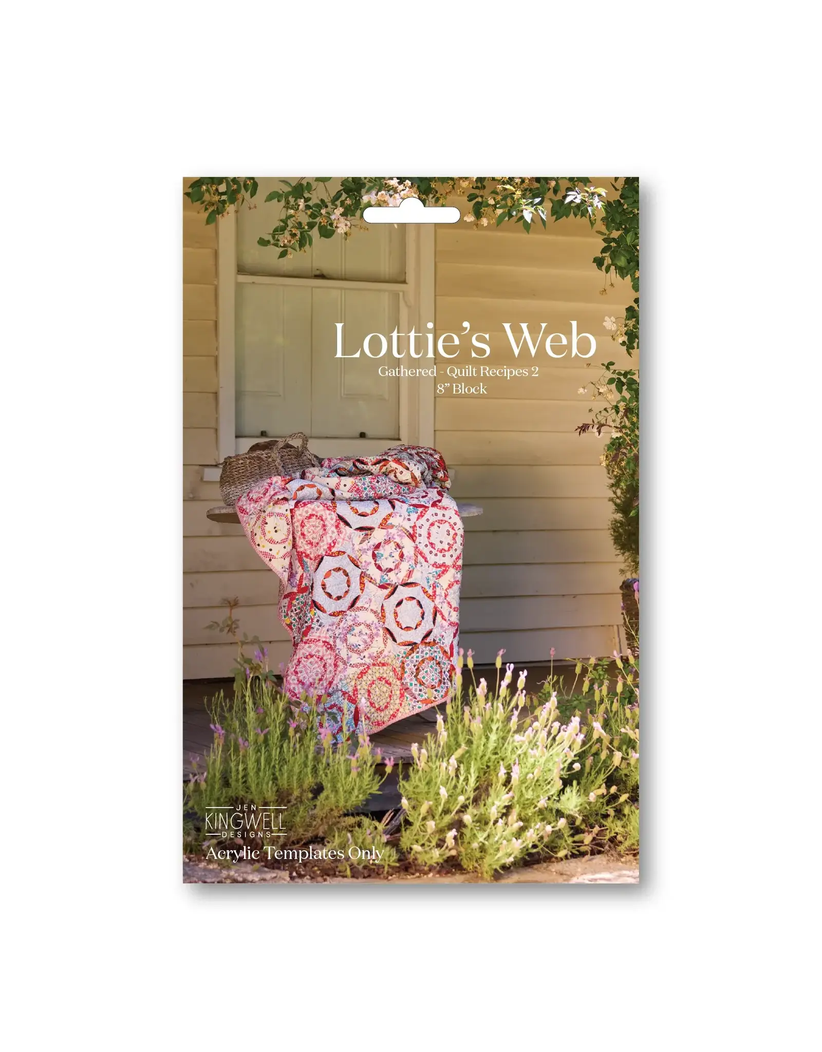 Jen Kingwell Designs Jen Kingwell Designs - Lottie's Web - 8 inch - Template Set - from Gathered