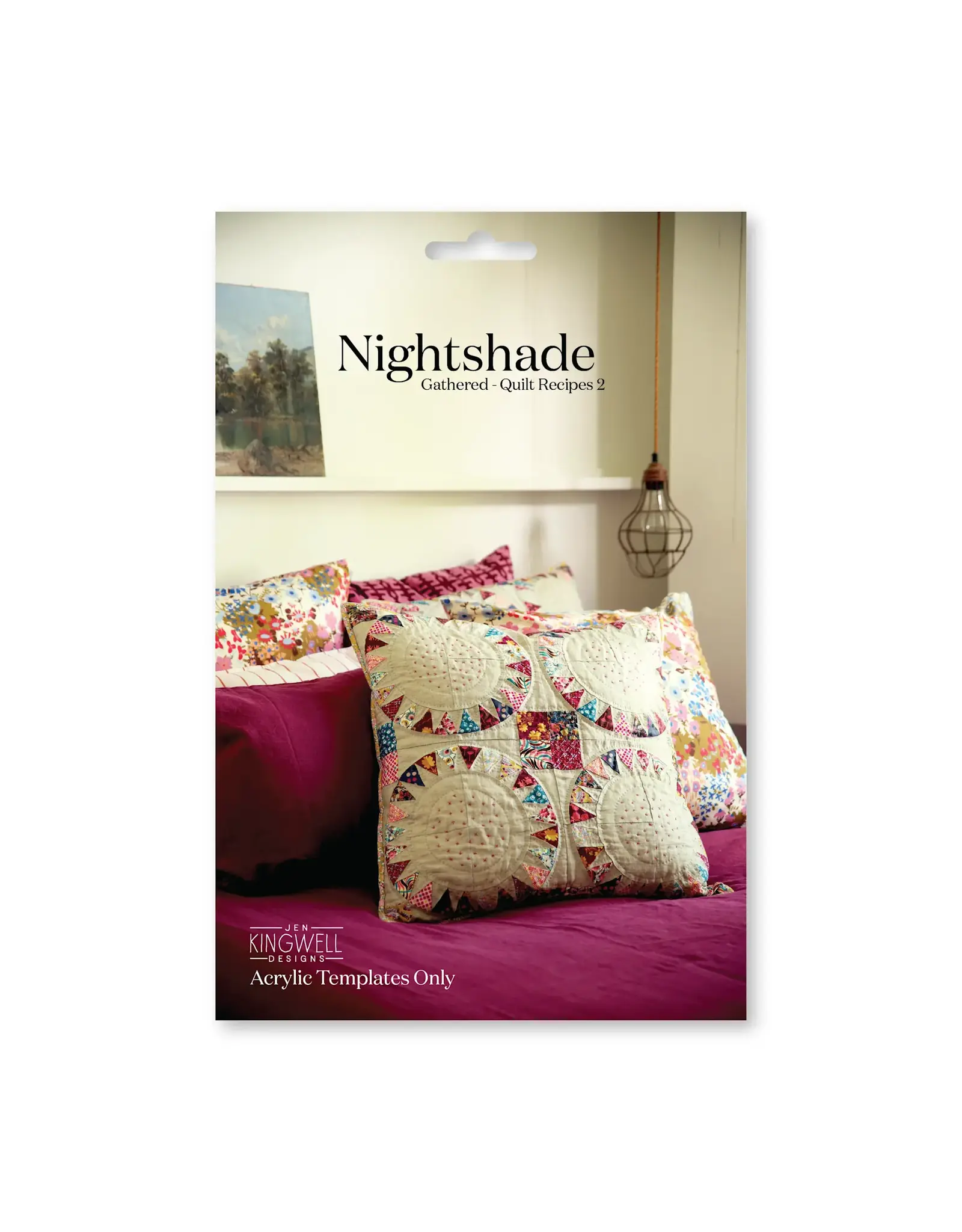 Jen Kingwell Designs Jen Kingwell Designs - Nightshade - Template Set - uit het boek Gathered