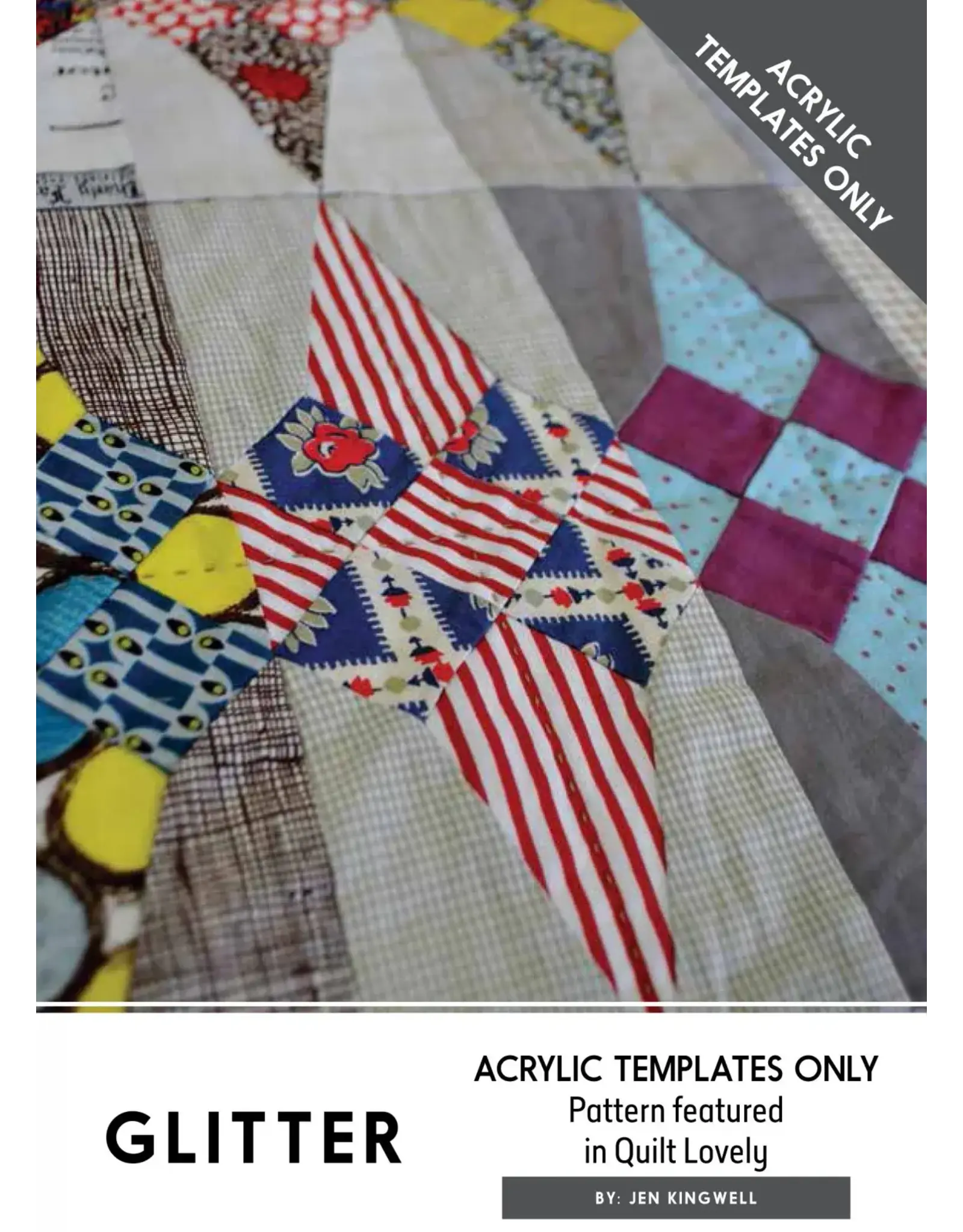 Jen Kingwell Designs Jen Kingwell Designs - Glitter - Template Set