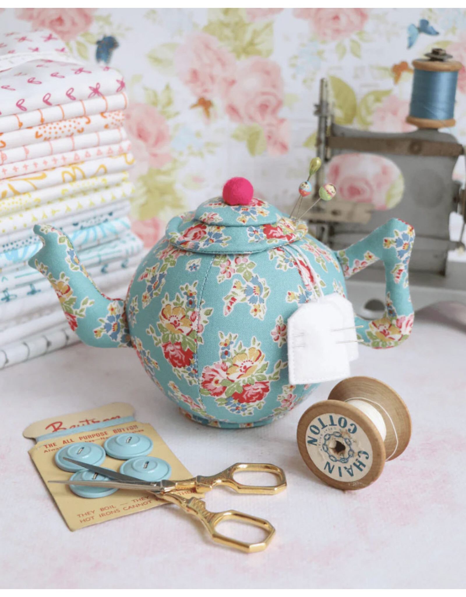 Creative Abundance Creative Abundance - Ric Rac - Teapot Pincushion - patroon - RR761 - PRE-ORDER