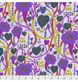 FreeSpirit Homeward - Meander Lilac coupon (± 50 x 110 cm)