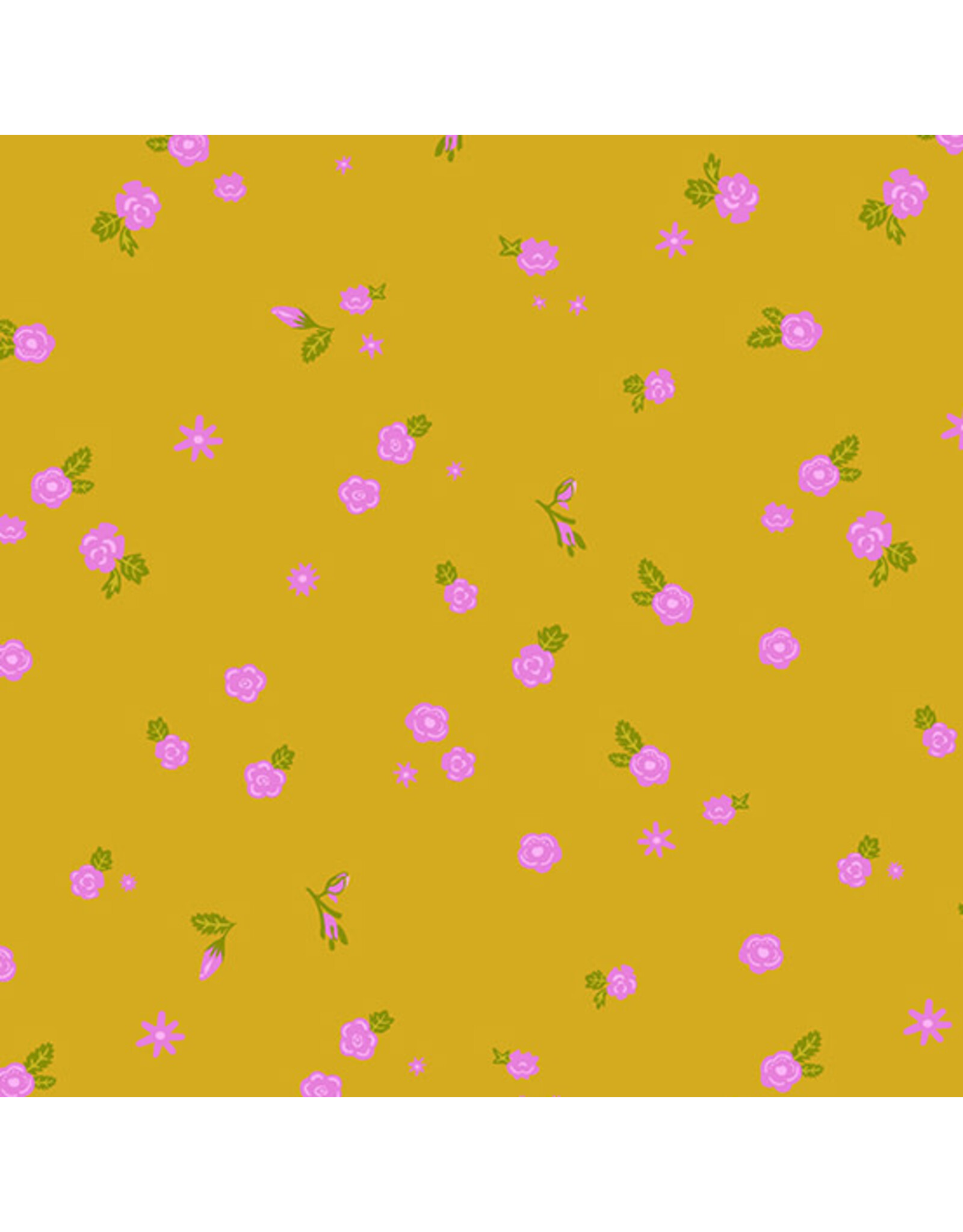 Andover Sun Print 2022 - Daydream Ochre coupon (± 65 x 110 cm)