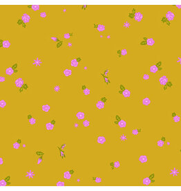 Andover Sun Print 2022 - Daydream Ochre coupon (± 65 x 110 cm)