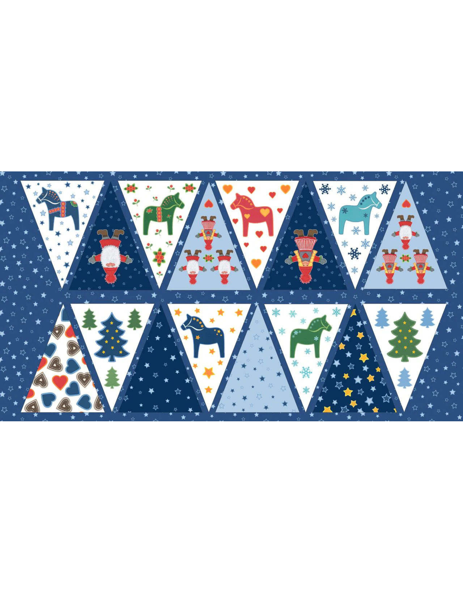 Lewis & Irene Lewis & Irene - Tomtens Folklore Christmas - Bunting panel