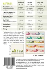 Elizabeth Hartman Elizabeth Hartman - Greenhouse - EH-307 - quilt pattern