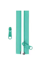 ByAnnie ByAnnie - Separating Zipper - 50 inch / 127 cm - Turquoise - deelbare rits