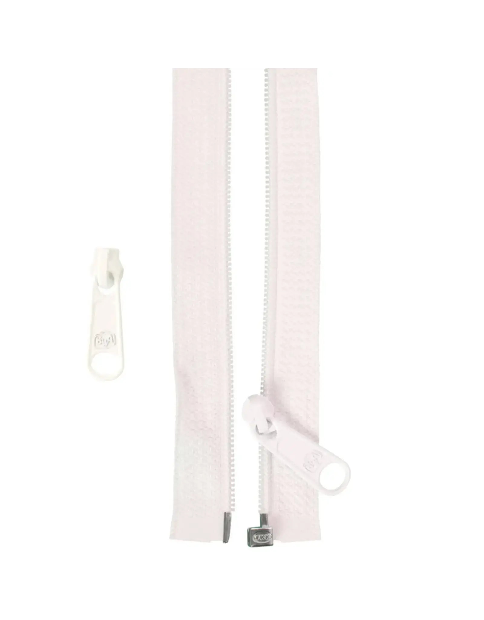 ByAnnie ByAnnie - Separating Zipper - 50 inch / 127 cm - White - deelbare rits