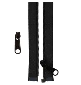 ByAnnie Separating Zipper - 50 inch / 127 cm - Black