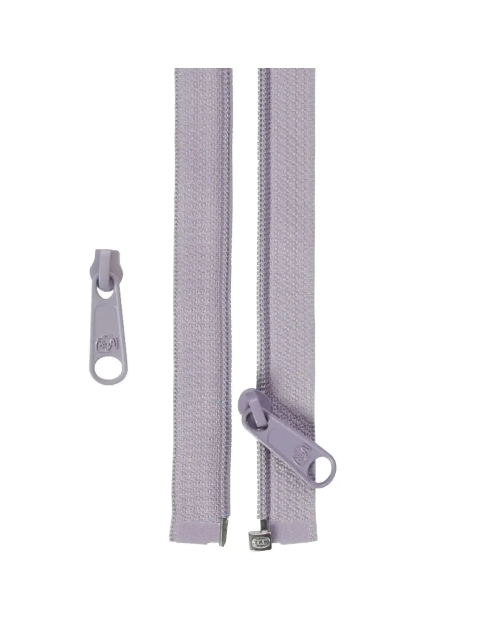 ByAnnie ByAnnie - Separating Zipper - 50 inch / 127 cm - Pewter - deelbare rits