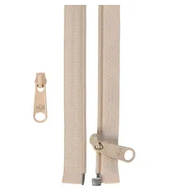 ByAnnie Separating Zipper - 50 inch / 127 cm - Natural