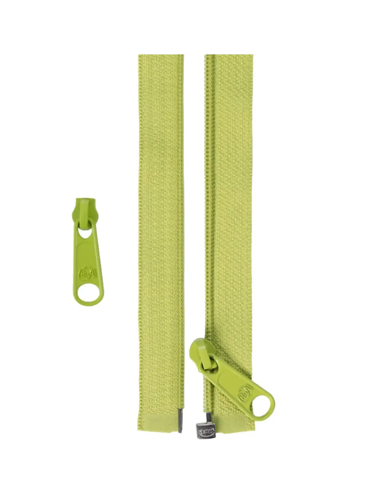 ByAnnie ByAnnie - Separating Zipper - 50 inch / 127 cm - Apple Green - deelbare rits