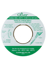 Clover Fusible Web - 10 mm - 12 mtr - plakvlies om band opstrijkbaar te maken