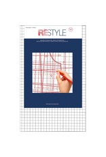 Restyle Patroonpapier vellen - 100x150cm - 5 stuks - Geruit