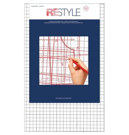 Restyle Patroonpapier vellen - 100x150cm - 5 stuks - Geruit