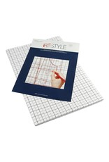 Restyle Patroonpapier vellen - 100x150cm - 5 stuks - Geruit