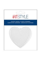 Restyle Restyle - Plastic Canvas - Heart - 10 pcs.