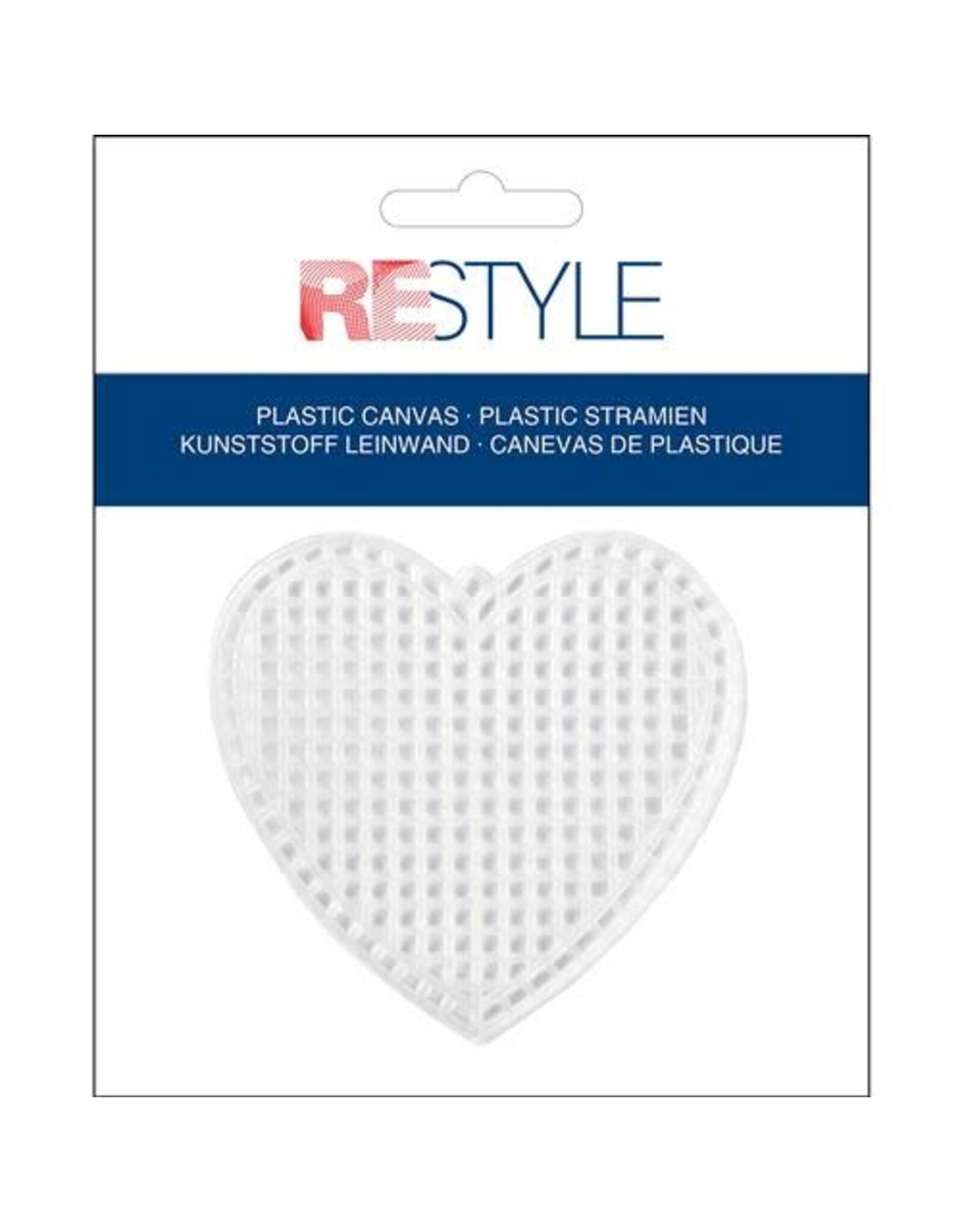 Restyle Restyle - Plastic Canvas - Heart - 10 pcs.