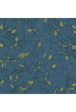 Robert Kaufman Collection CF - Flora Chalkboard coupon (± 53 x 110 cm)