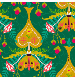 Andover Wildflowers - Spade Emerald coupon (± 46 x 110 cm)