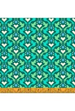 Windham Eden - Dovelove Teal coupon (± 43 x 110 cm)