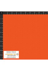 Stof Fabrics Petits Points - Orange coupon (± 62 x 110 cm)