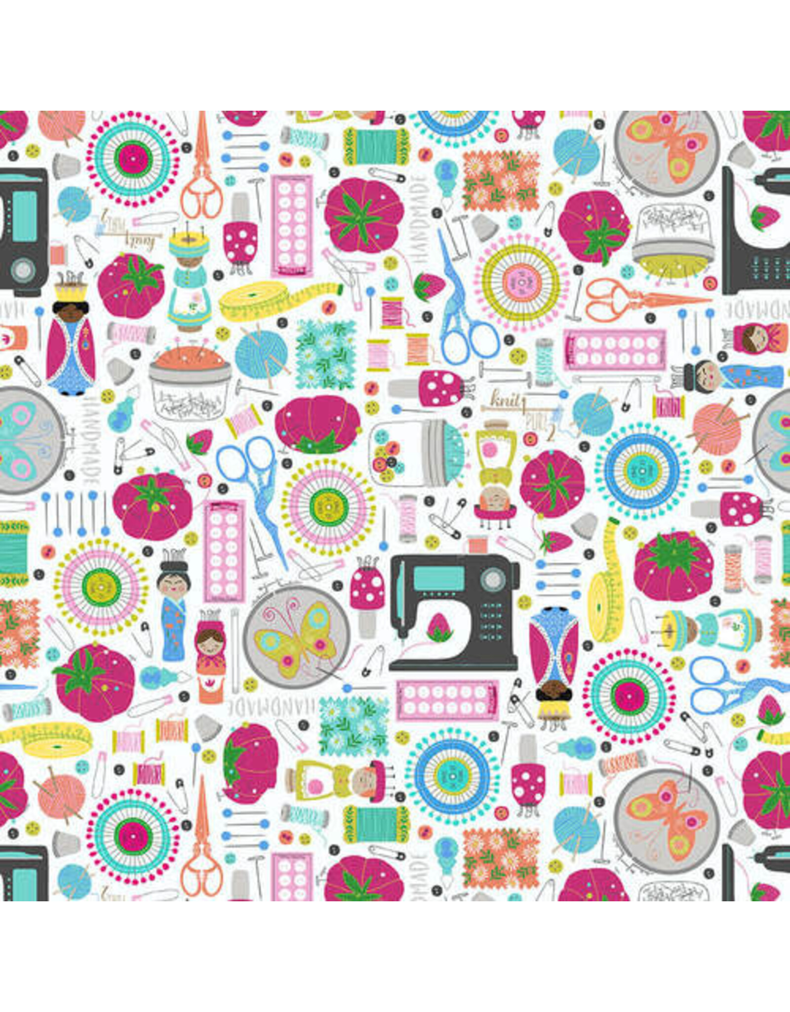 Blank Quilting Handmade with Love - Sewing & Knitting Notions Multi coupon (± 57 x 110 cm)