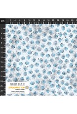 Stof Fabrics Hellan - Follow the Wave - Seashells Light Blue - 4504-069