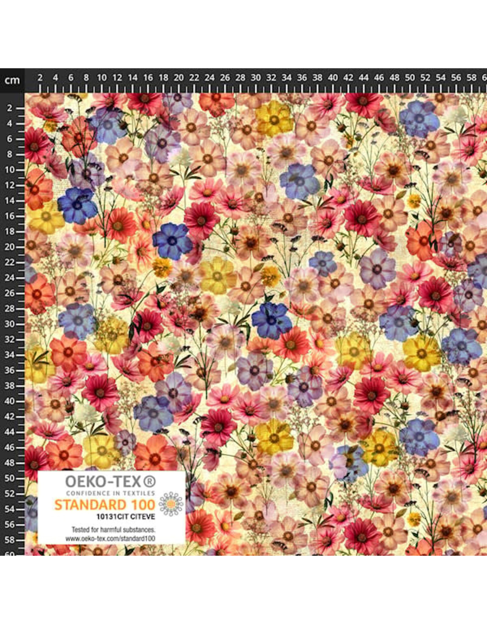 Stof Fabrics Stof Fabrics - Wistful Blooms - Field of Flowers - 4504-092