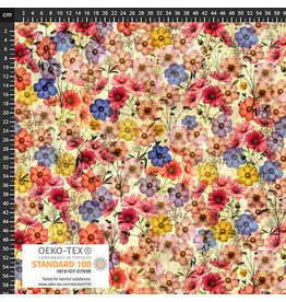 Stof Fabrics Wistful Blooms - Field of Flowers