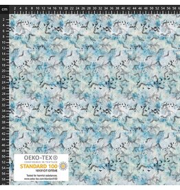 Stof Fabrics Morning Lights Blue