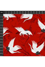 Stof Fabrics Stof Fabrics - Hikari - Crane Red - 4504-109