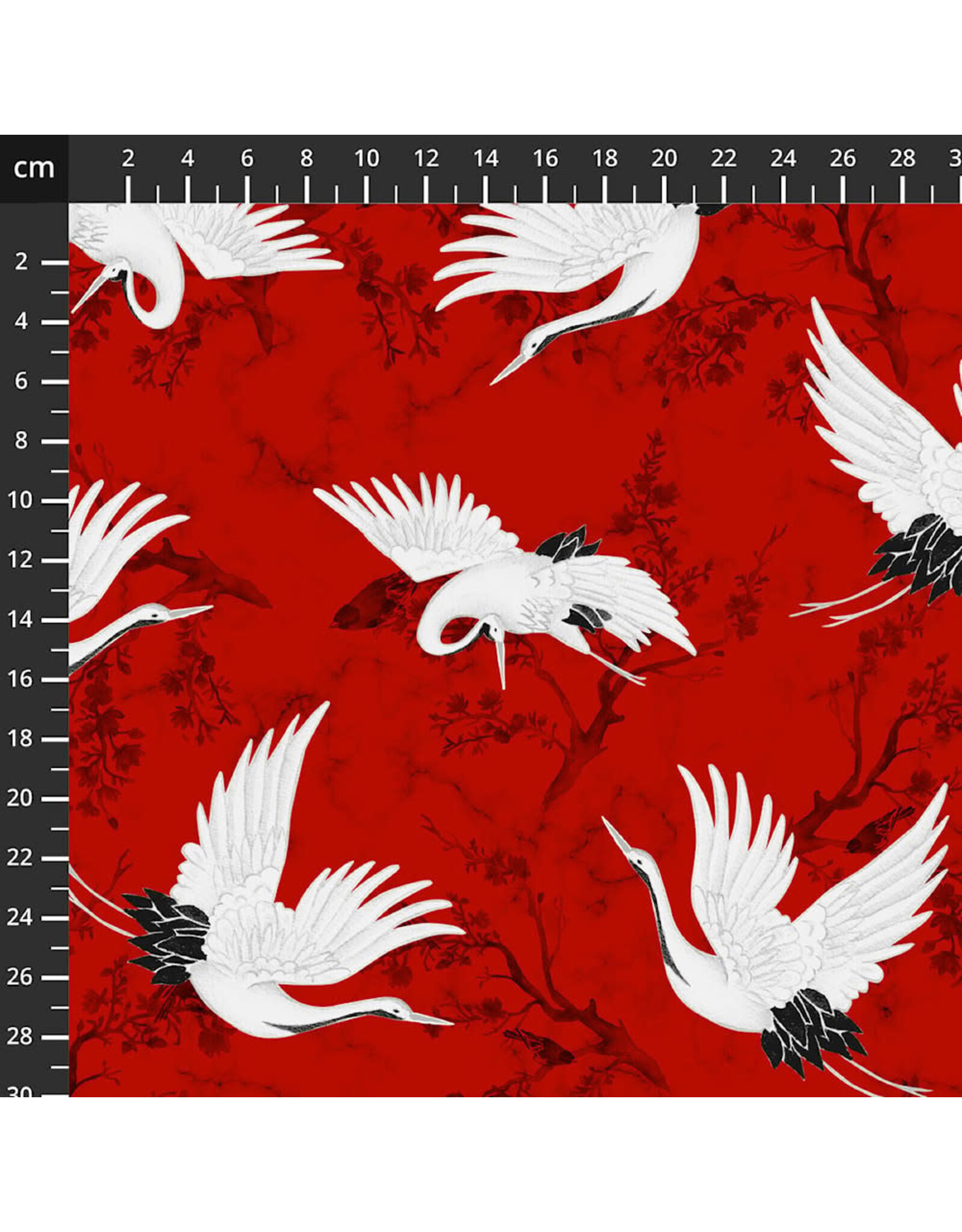Stof Fabrics Stof Fabrics - Hikari - Crane Red - 4504-109