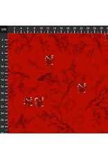 Stof Fabrics Stof Fabrics - Hikari - Cherry Blossom Red - 4504-111