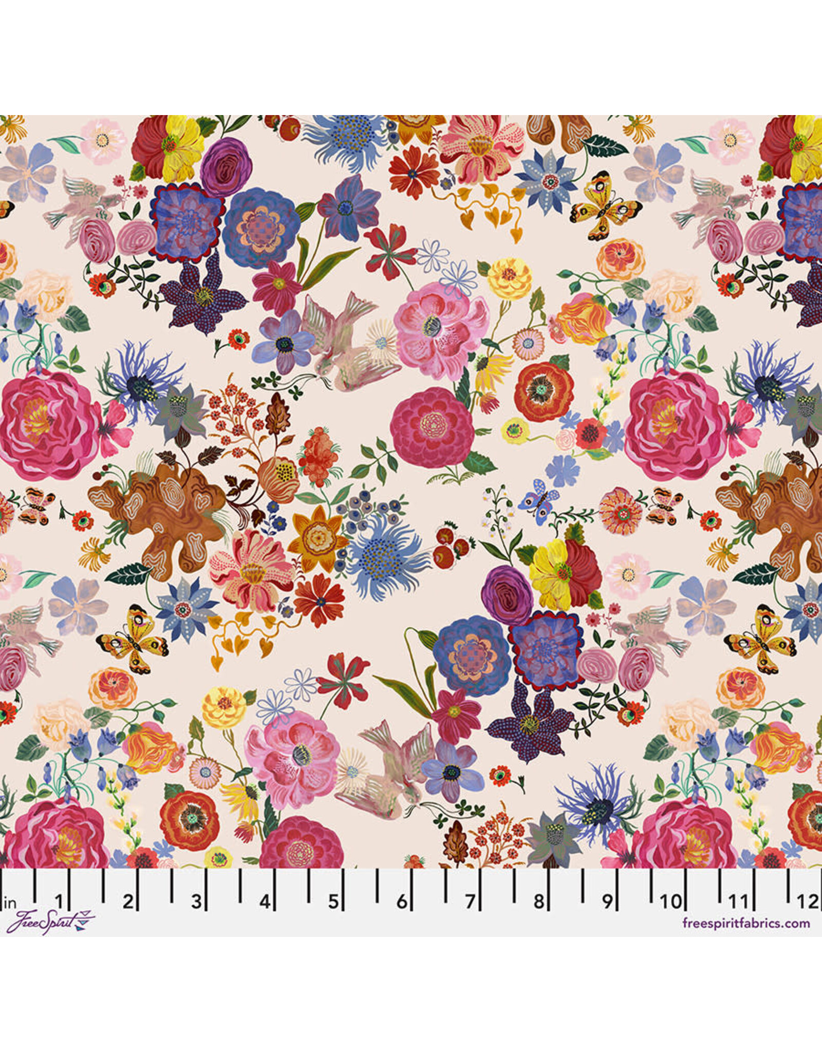 FreeSpirit Nathalie Lete - Pastoral Symphony - Folk Dream - Peach - PWNL051.PEACH