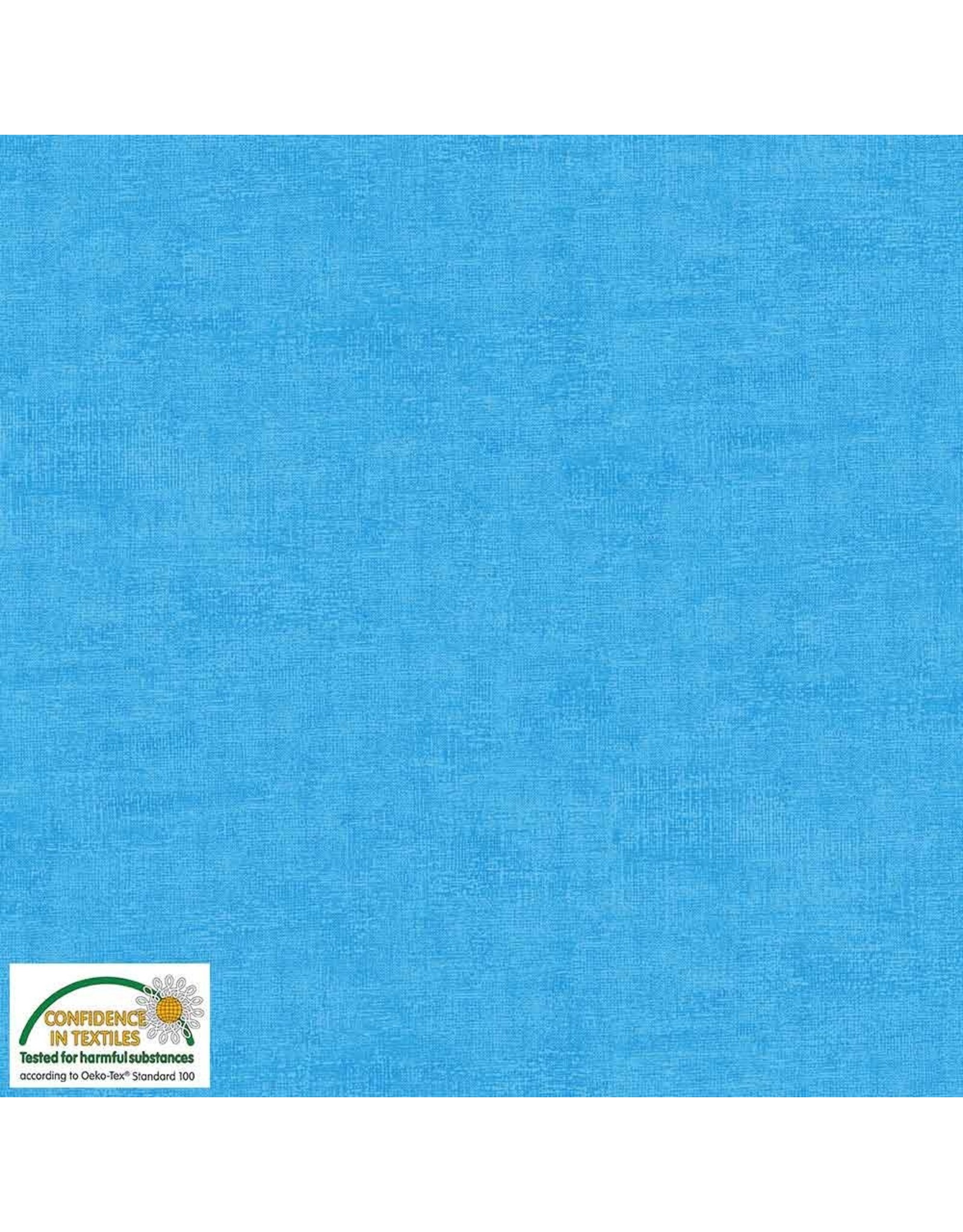 Stof Fabrics Melange - Bright Blue coupon (± 49 x 110 cm)