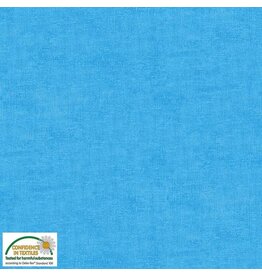 Stof Fabrics Melange - Bright Blue coupon (± 49 x 110 cm)